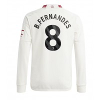 Koszulka piłkarska Manchester United Bruno Fernandes #8 Strój Trzeci 2023-24 tanio Długi Rękaw